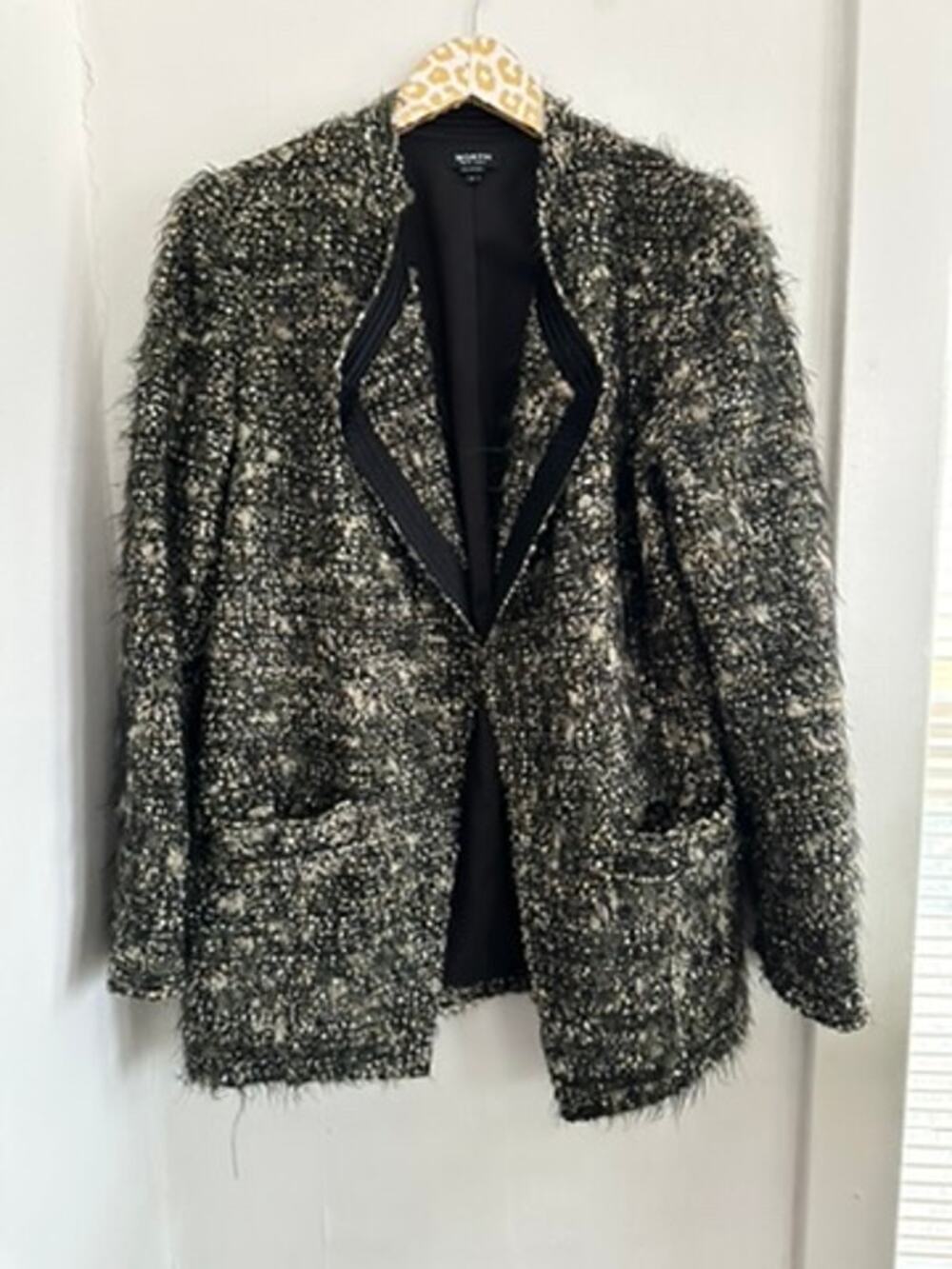 Worth Women's Boucle Blazer Jacket | Size Small